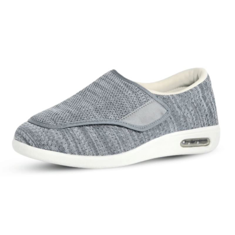 Ortho Stretch No-Tie / Wide Shoes & Low Pressure Fit - Gray