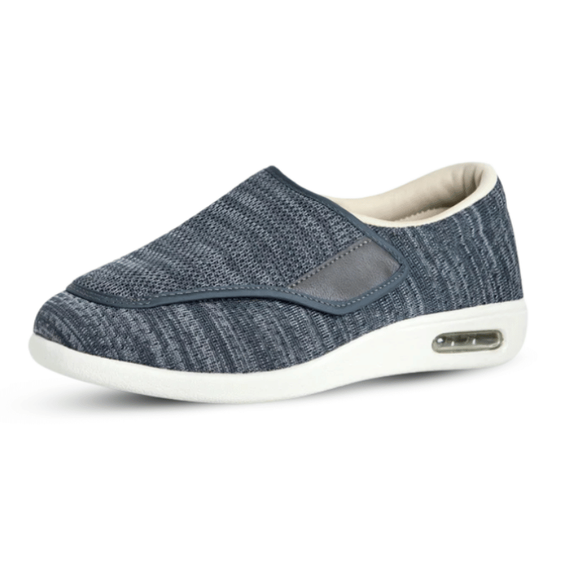 Ortho Stretch No-Tie / Wide Shoes & Low Pressure Fit - Gray