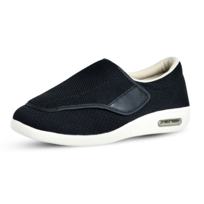 Ortho Stretch No-Tie / Wide Shoes & Low Pressure Fit - Gray