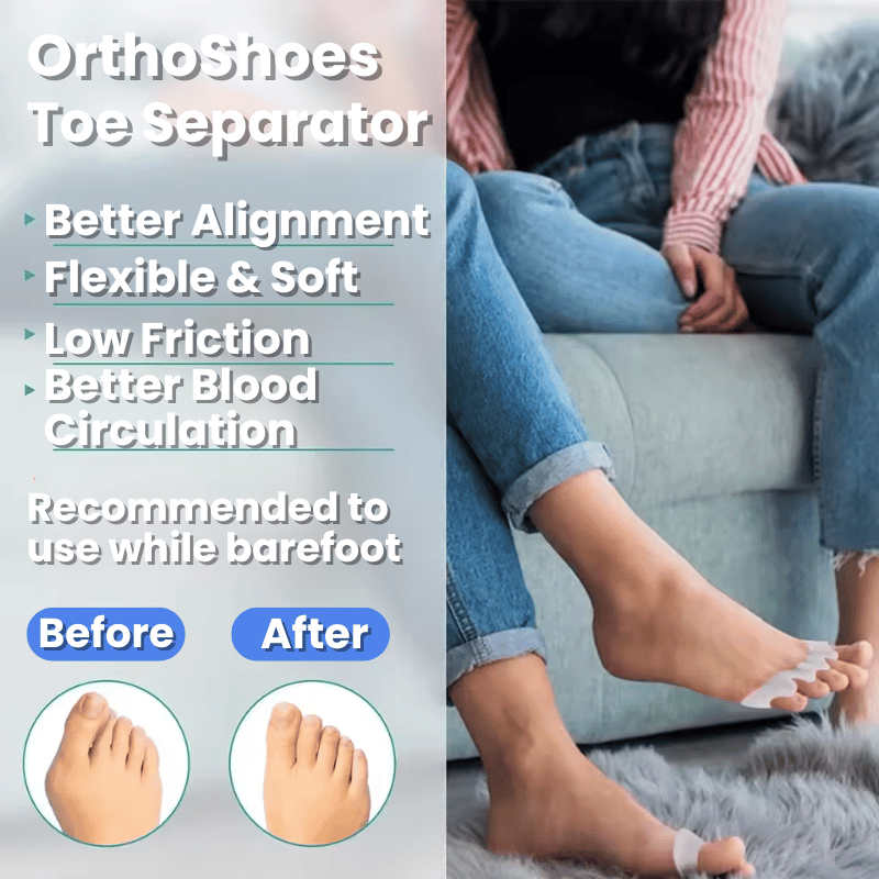 Foot Toe Separator - Correct Bunions & Hammer Toes Naturally – Feel the Relief