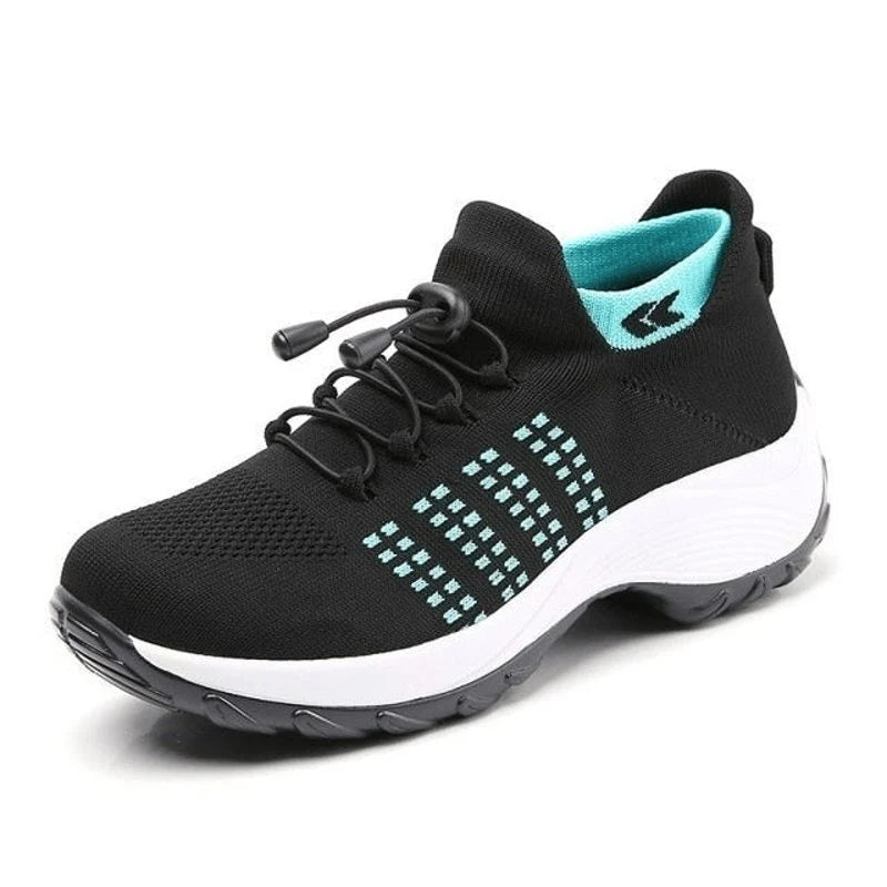Ortho Stretch Cushion Shoes Women - Black / Purple
