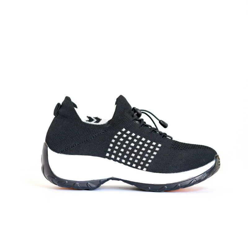 Ortho Stretch Cushion Shoes Women - Black White
