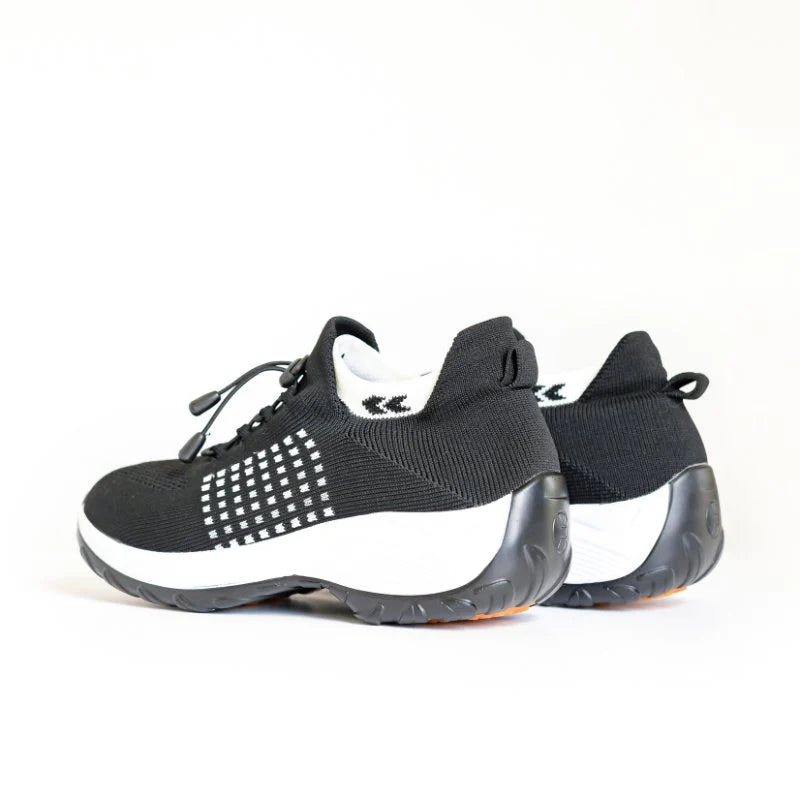 Ortho Stretch Cushion Shoes Women - Black White