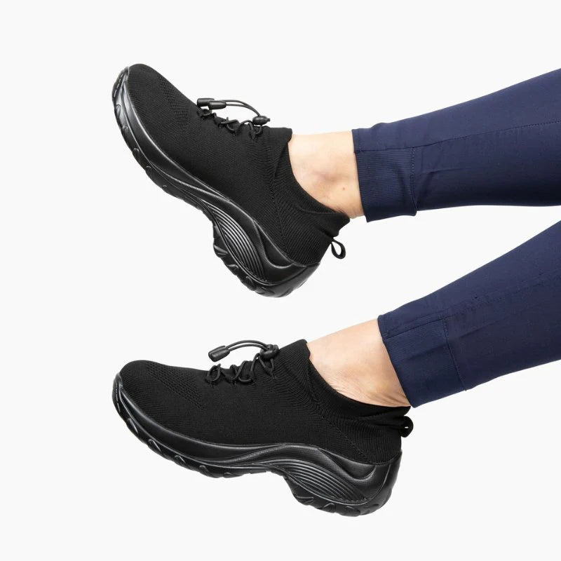 Ortho Stretch Cushion Shoes Women - Midnight Black