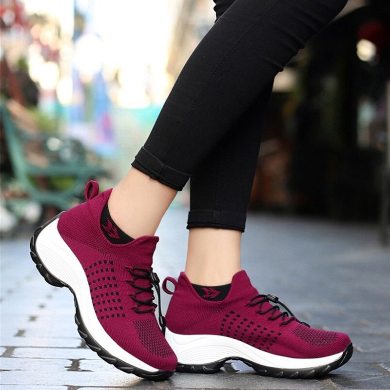 Ortho Stretch Cushion Shoes Women - Red