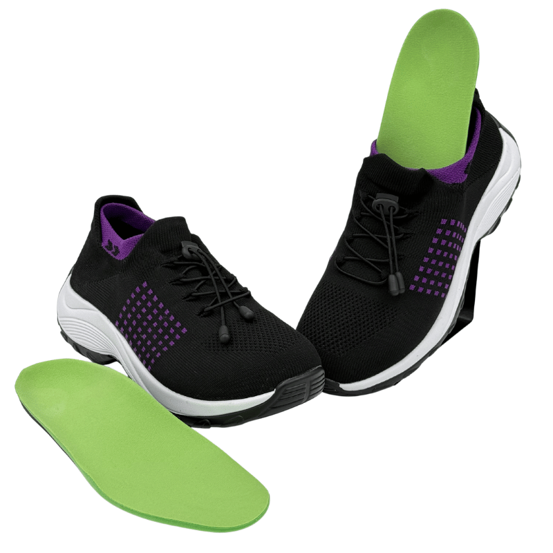 ORTHO-TECH Premium Insoles – Shock Absorbing & All-Day Relief