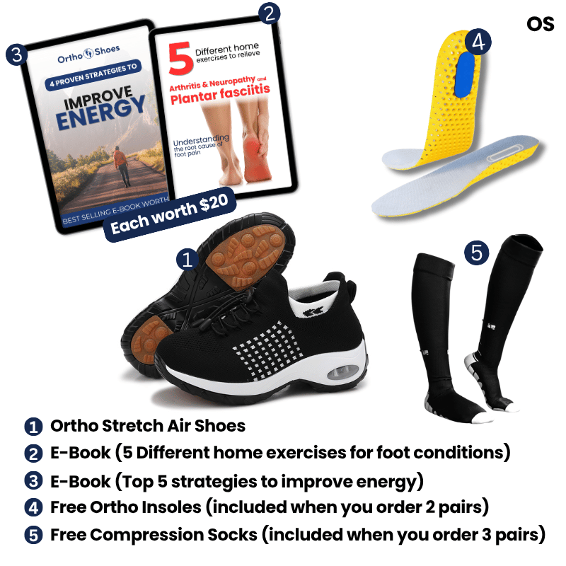 [NEW] Ortho Stretch Air Women - Black / White