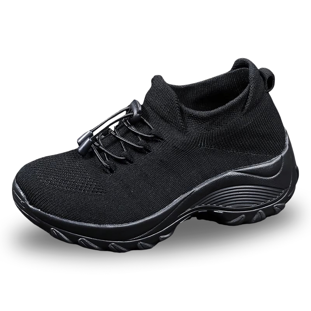 Ortho Stretch Cushion Shoes Midnight Black