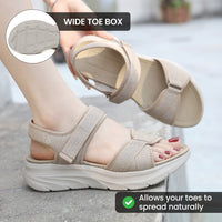 Clara Sandal –  Wide Toe Box & Arch Support