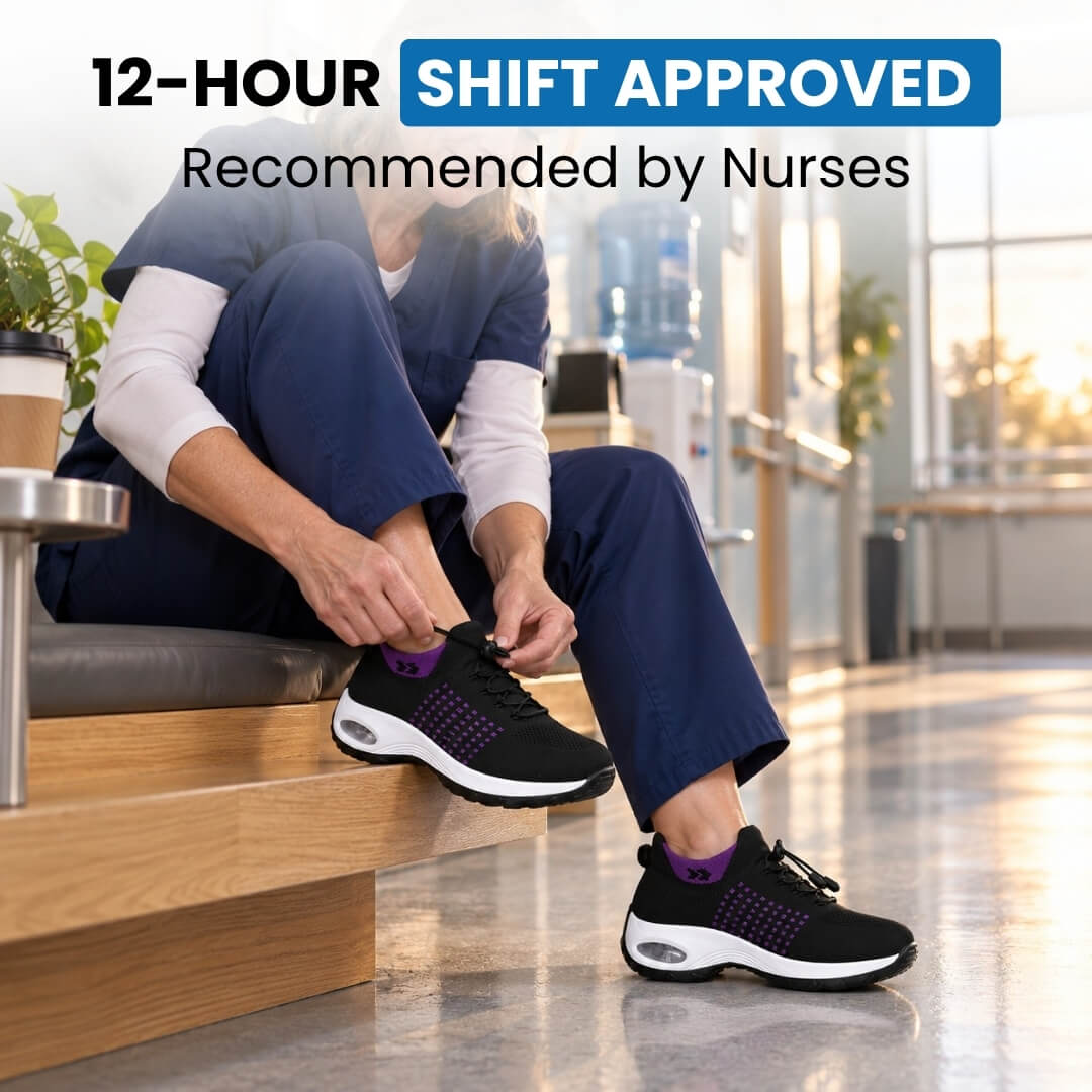 ShiftAir - 12-Hour Shift Shoes for All-Day Foot, Knee & Back Pain Relief