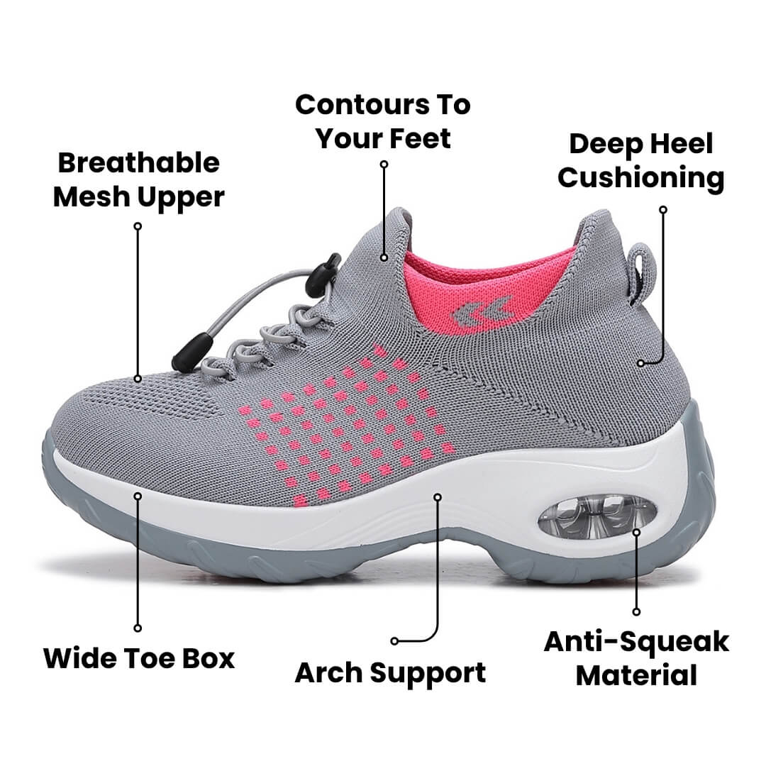 ShiftAir - 12-Hour Shift Shoes for All-Day Foot, Knee & Back Pain Relief (BOGO)
