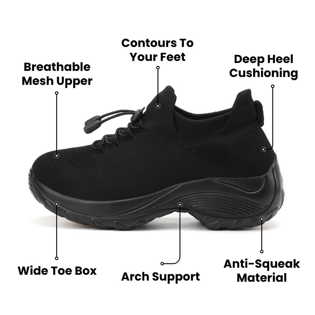 ShiftEase - 12-Hour Shift Shoes for All-Day Foot, Knee & Back Pain Relief (BOGO)