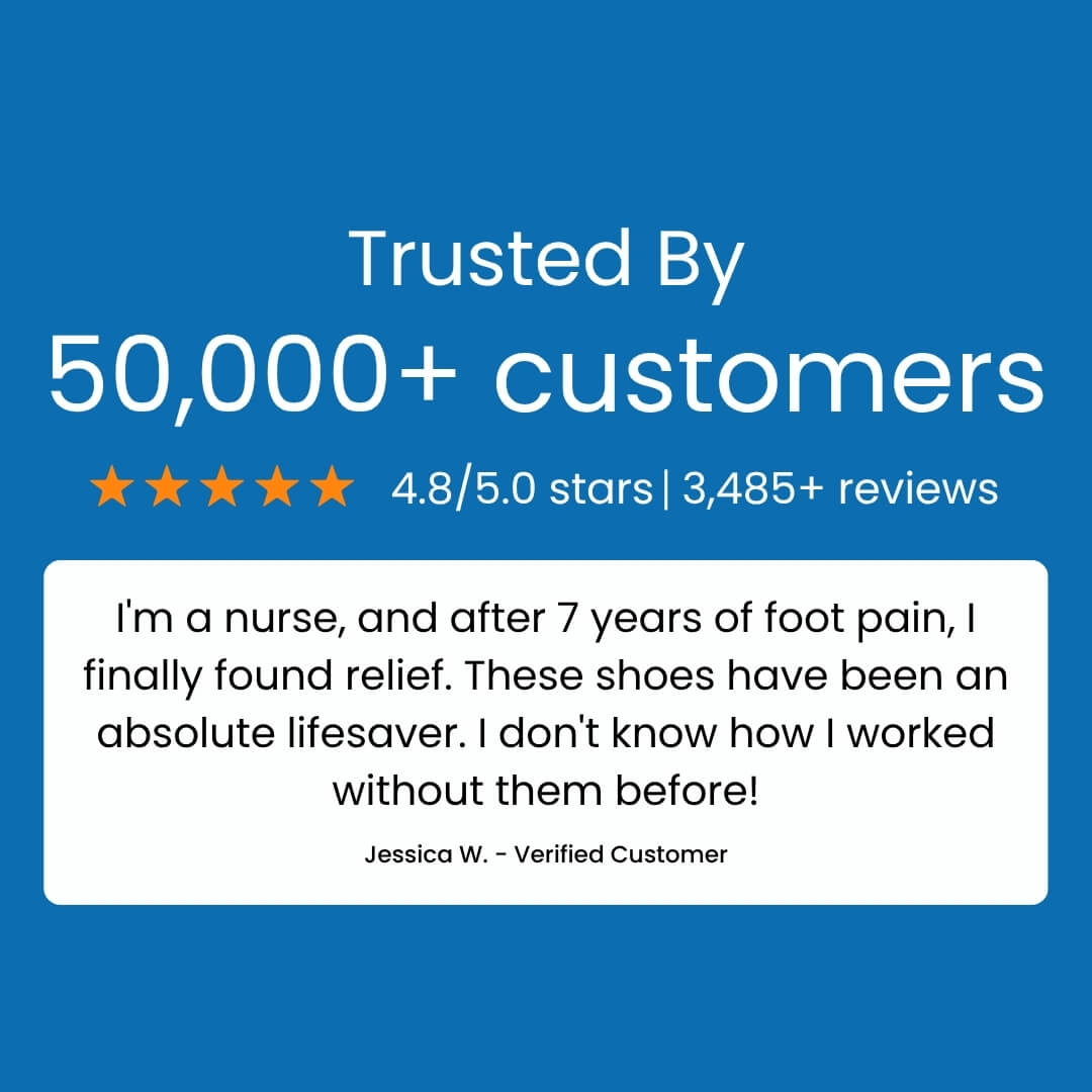 ShiftEase - 12-Hour Shift Shoes for All-Day Foot, Knee & Back Pain Relief (BOGO)