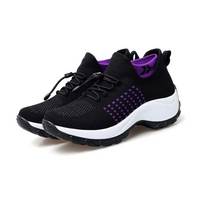 Ortho Stretch Cushion Shoes Women - (Early Bird Access) (Black Purple)