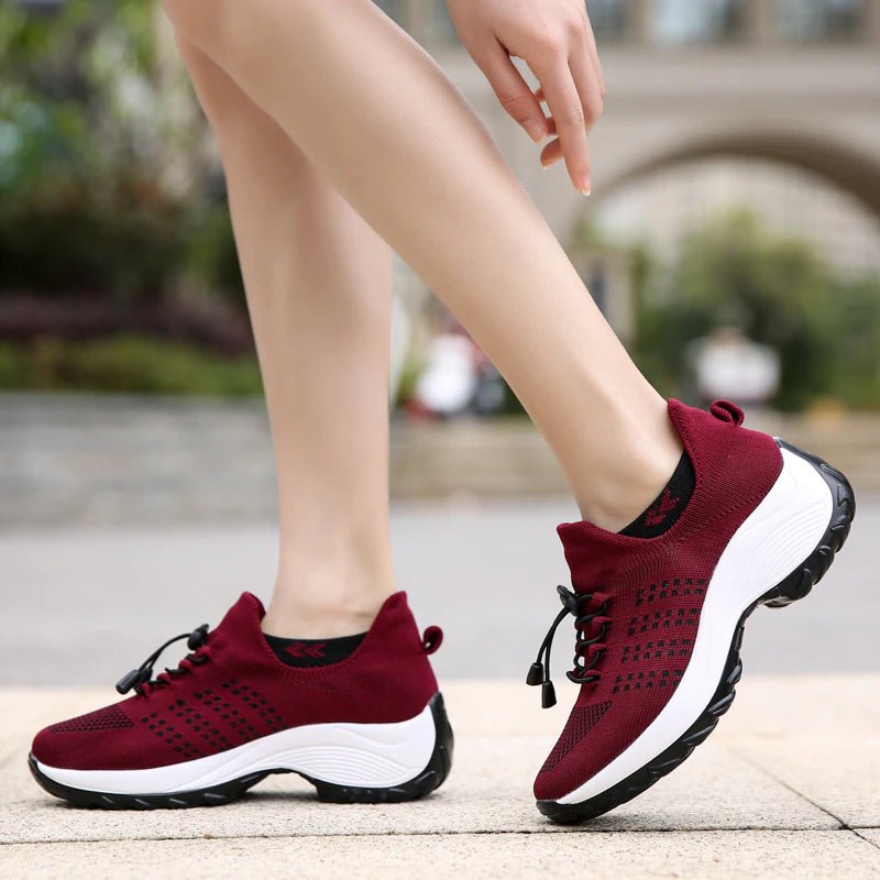 Ortho Stretch Cushion Shoes Women - Red