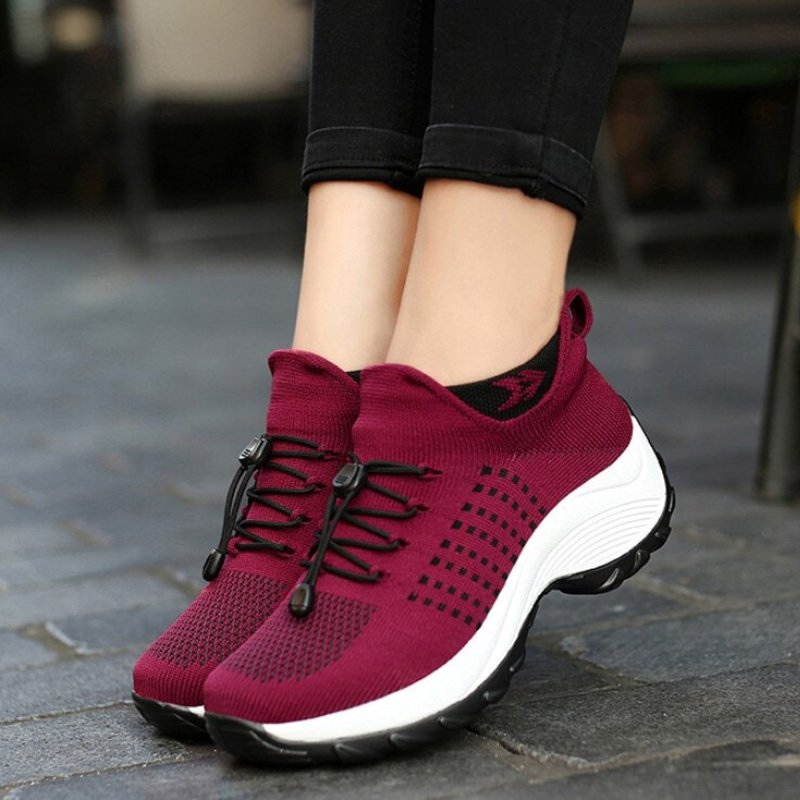 Ortho Stretch Cushion Shoes Women - Red