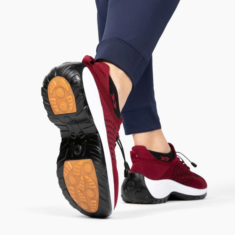 Ortho Stretch Cushion Shoes Women - Red