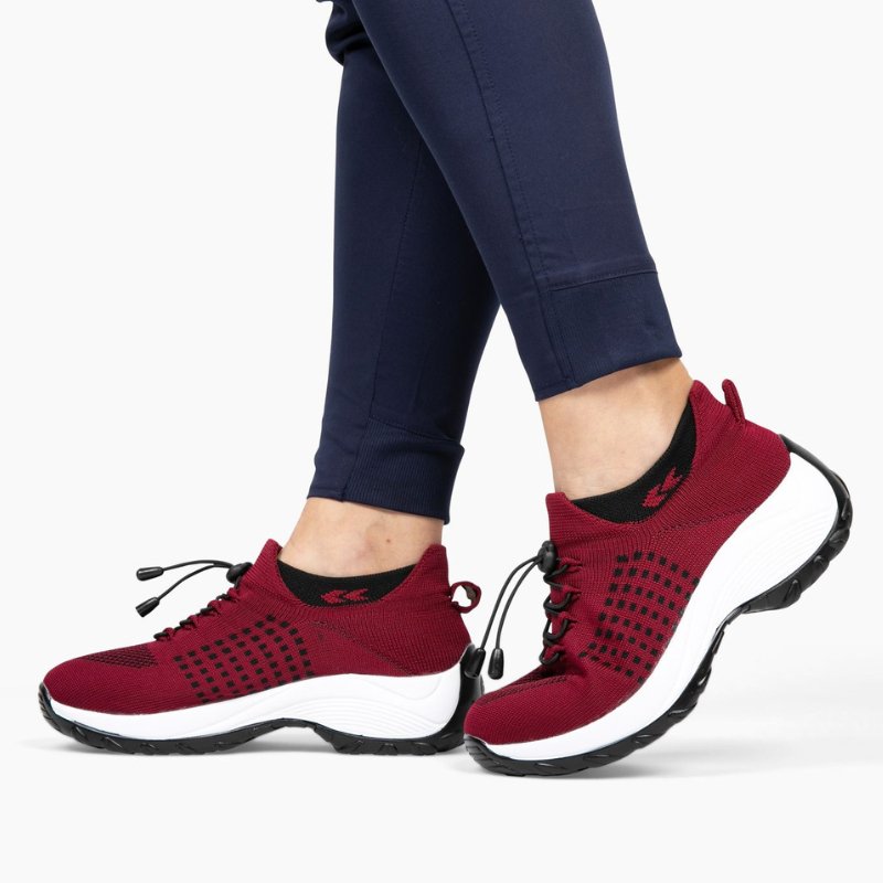 Ortho Stretch Cushion Shoes Women - Red